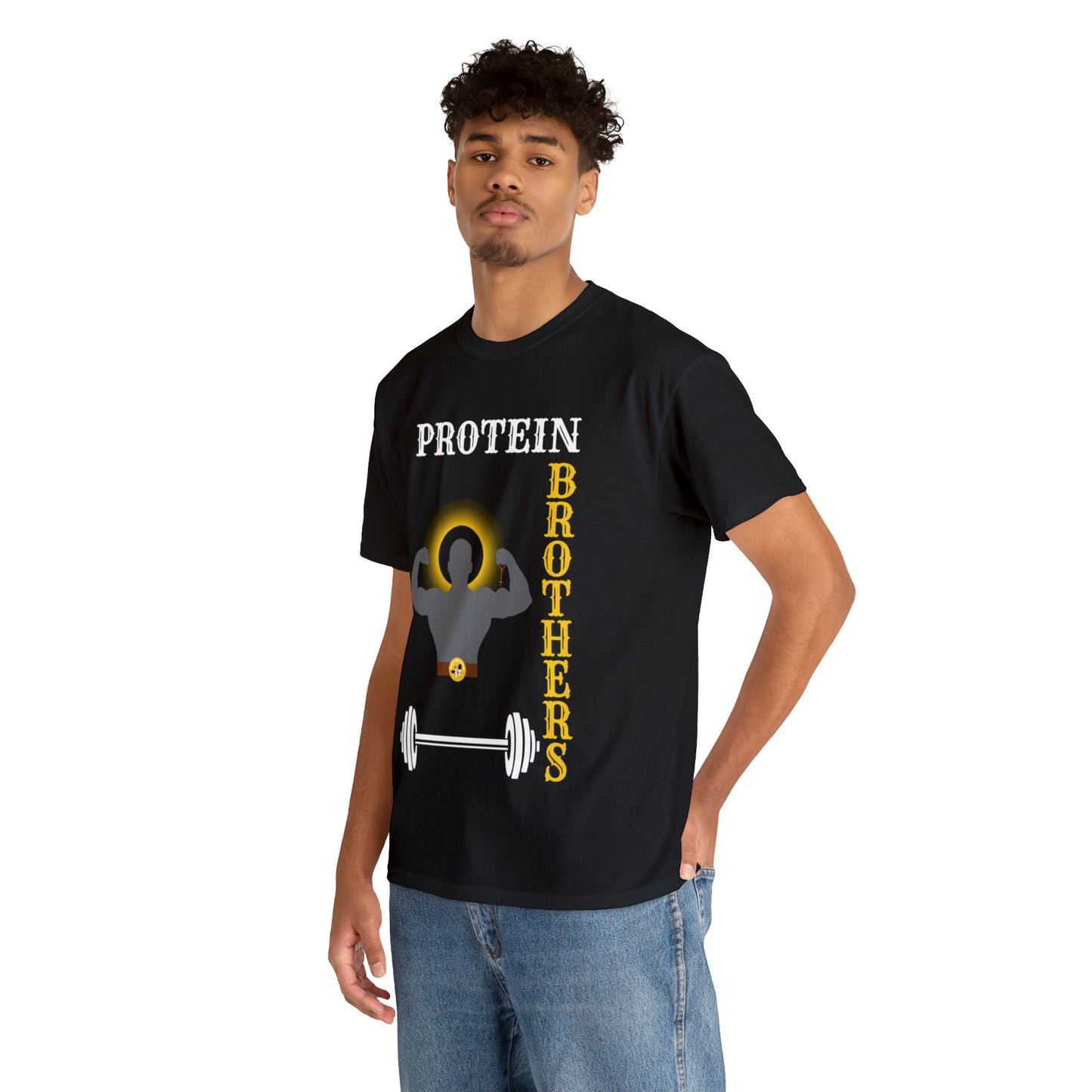 Protein Brothers T-Shirt - Faith and Strength Combine